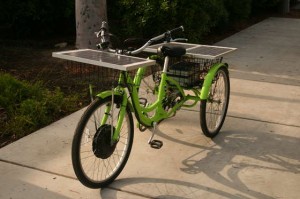 велосипед с солнечным двигателем