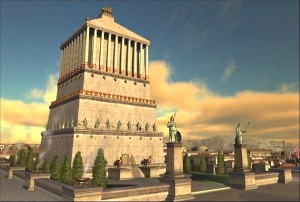 Мавзолей в Галикарнасе (реконструкция)