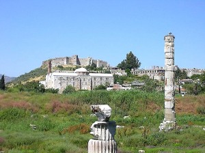Руины храма Артемиды в наши дни