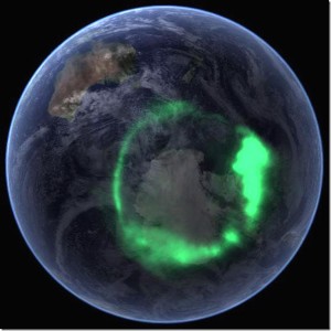 полярное сияние Земли